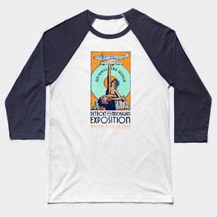 1936 Detroit Michigan Exposition Baseball T-Shirt